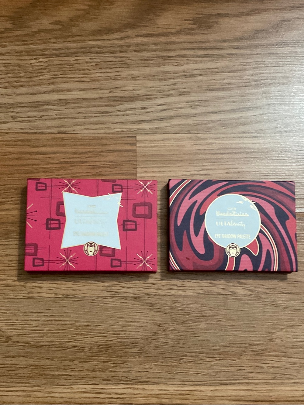 Ulta Beauty Eyeshadow Palettes - Red & Burgundy Swirl Packaging